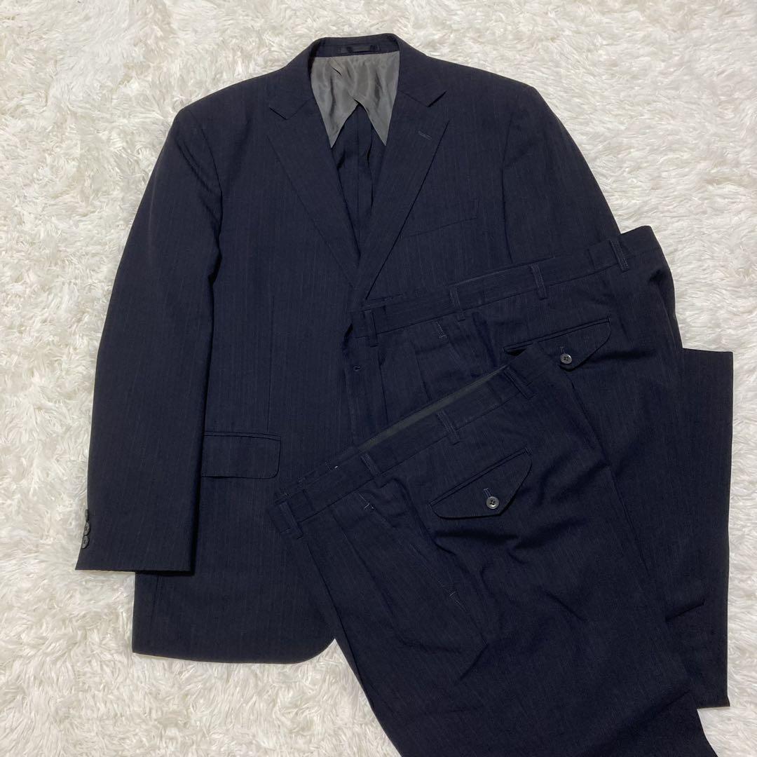 【BELLUMORE】スーツ 上下セット スラックス2本 春夏 大きいサイズスーツ