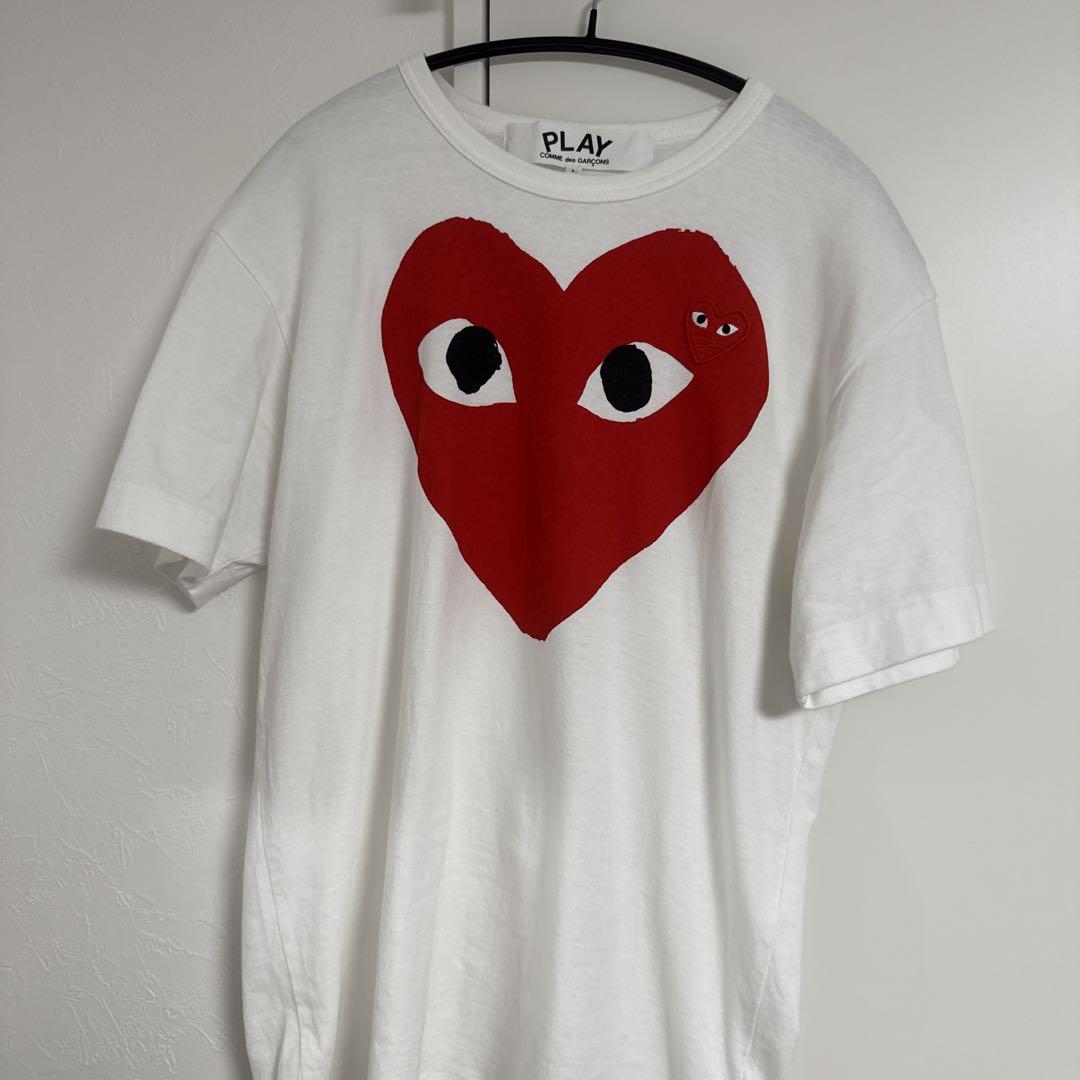 PLAY COMME des GARÇONS ハートTシャツ L