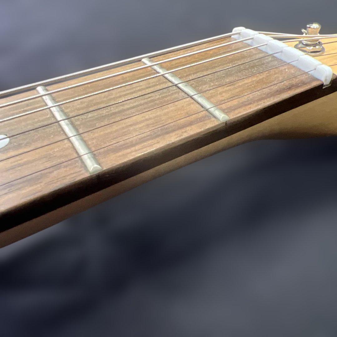 PB141 エレキギター　白　やや傷汚れあり　動作不明　ジャンク　100㎝