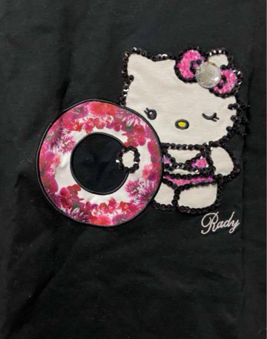 新品タグ付き　Rady ×ハローキティ　リゾートフラワー　ビキニキティTシャツ