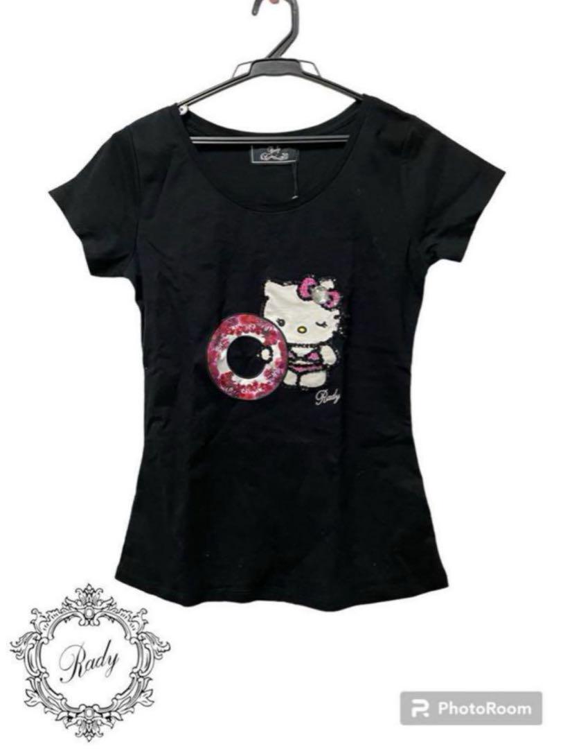 新品タグ付き　Rady ×ハローキティ　リゾートフラワー　ビキニキティTシャツ