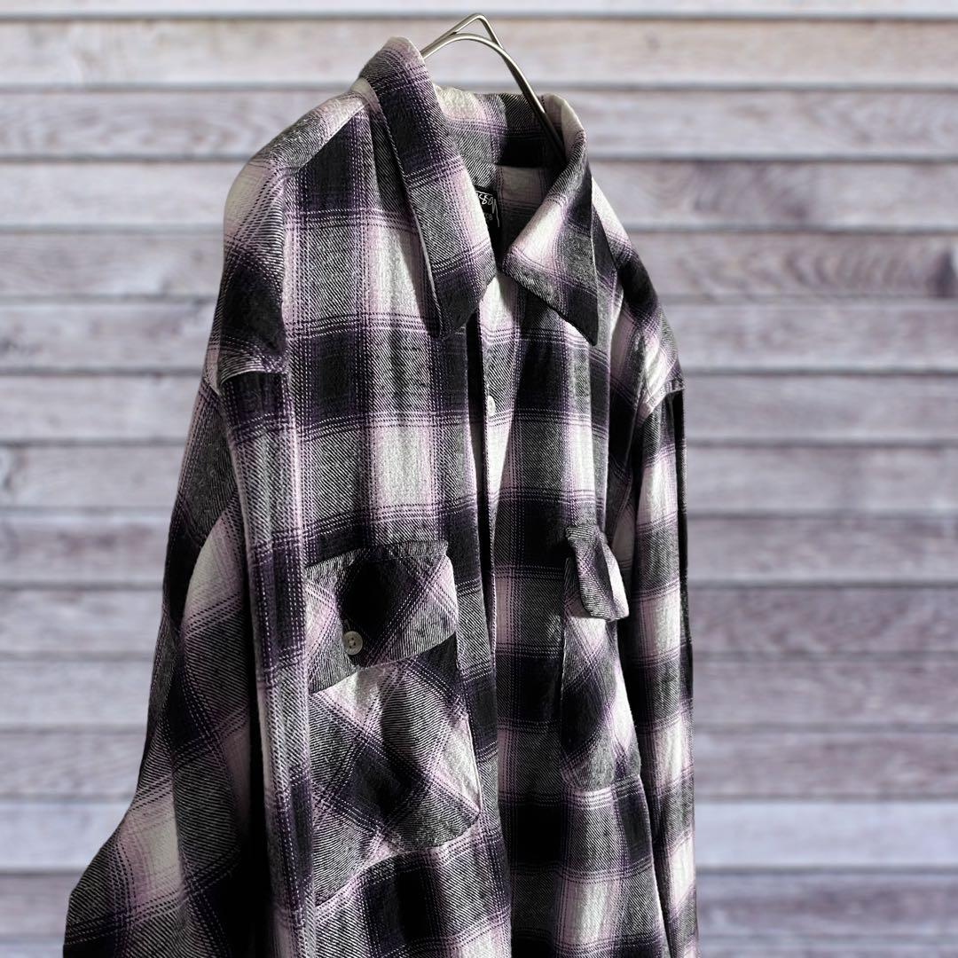 ランキング総合1位ステューシー STUSSY オンブレ L シャドーチェック