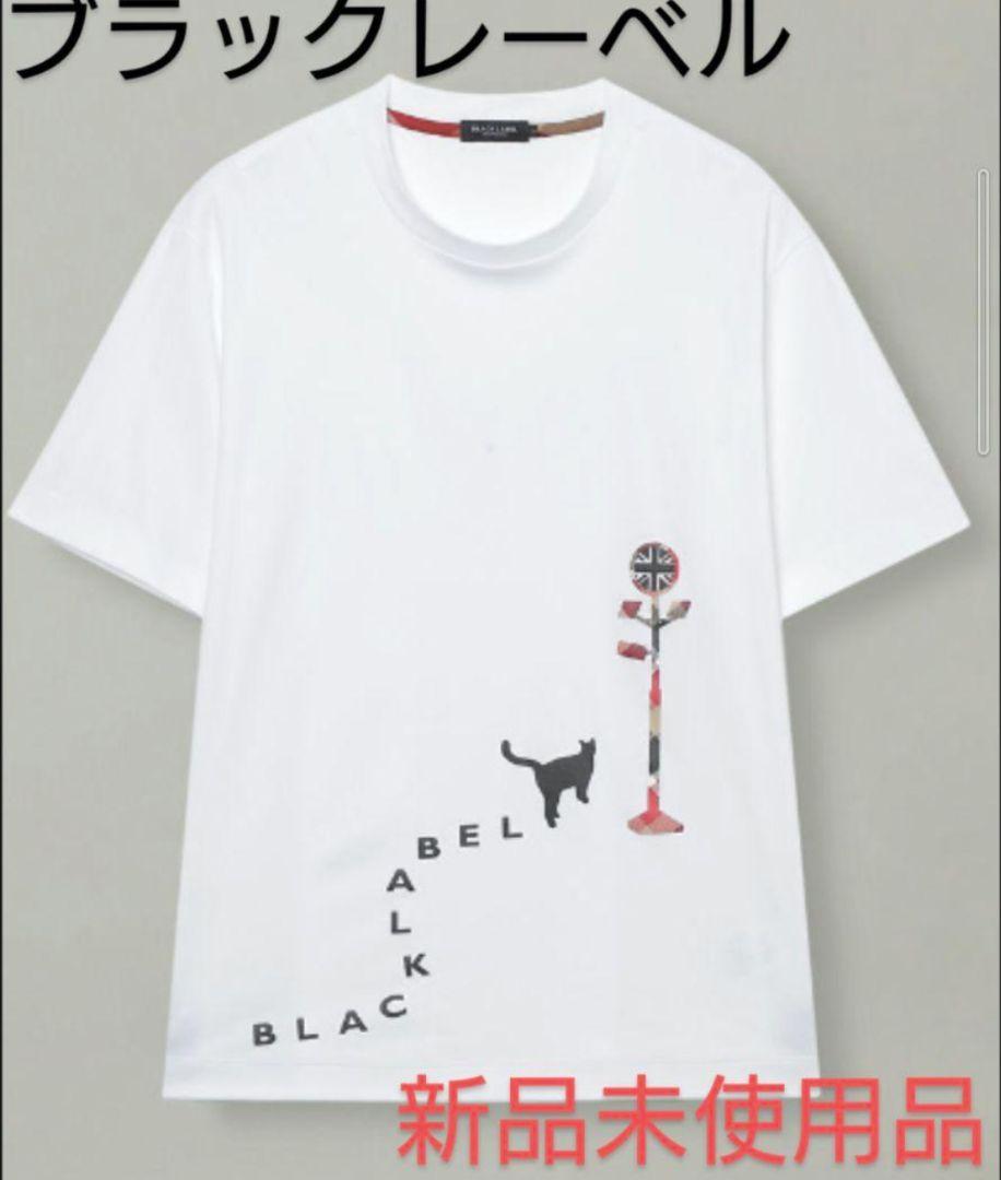 【新品タグ付き】貴重完売品!ブラックレーベル半袖 渋谷店限定Tシャツ ネコ柄