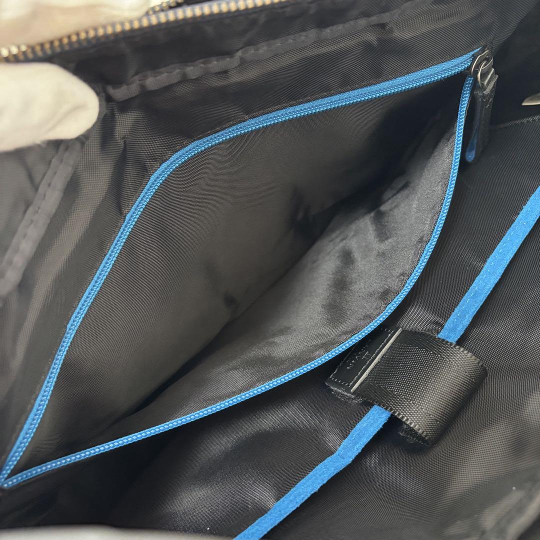 LANVIN en Bleu✨ビジネスバッグ　バイカラー　サフィアーノ A4PC