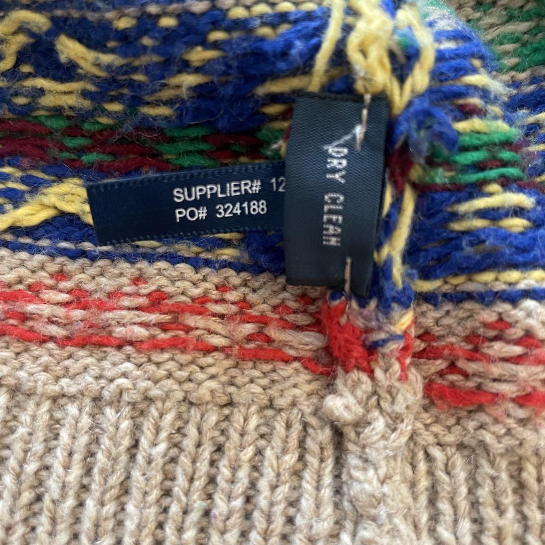POLO RALPH LAUREN フェアアイル柄 ニットベスト