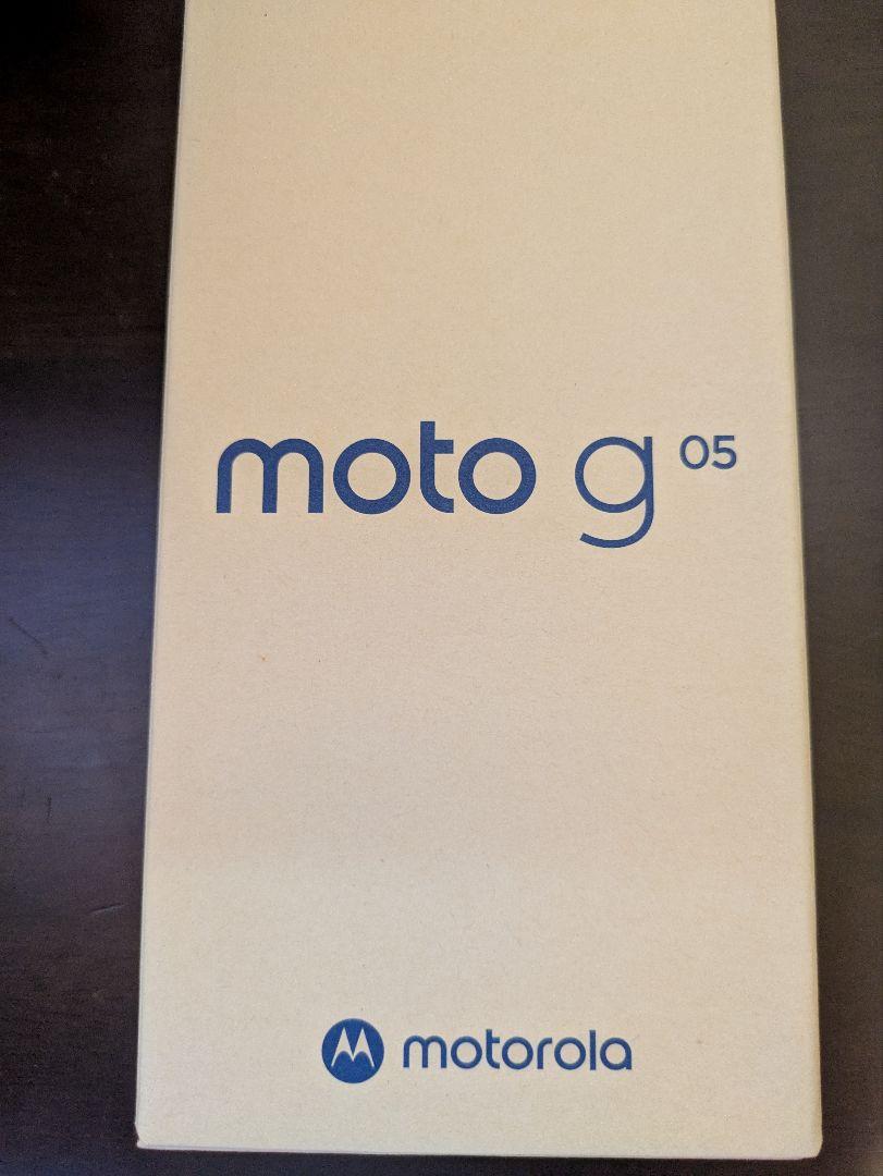 moto g05ミスティブルー【新品、未開封】本日中のみ値下げ！