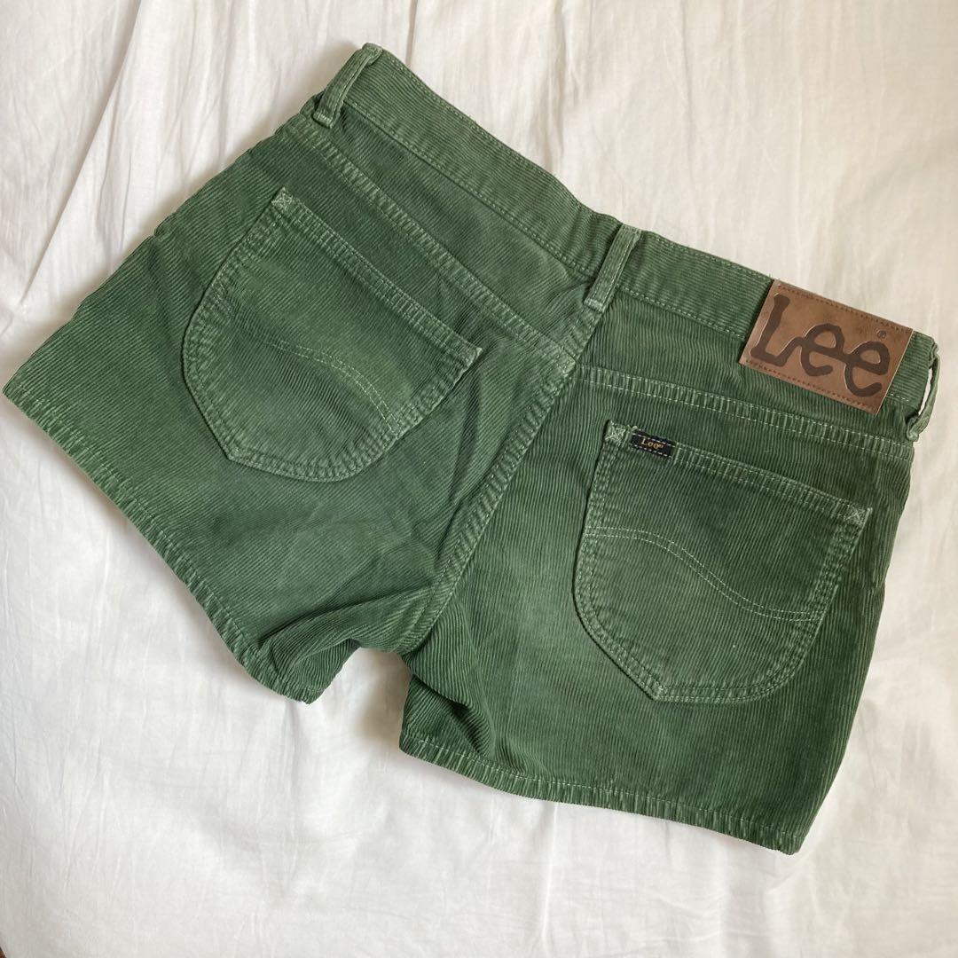 Lee グリーン ショートパンツ - メルカリ