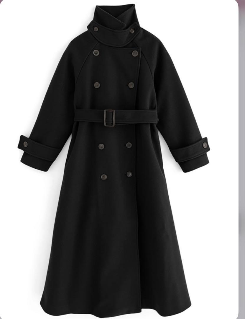 ZARA Pコート ウールコート ダブルボタン チェスターコート