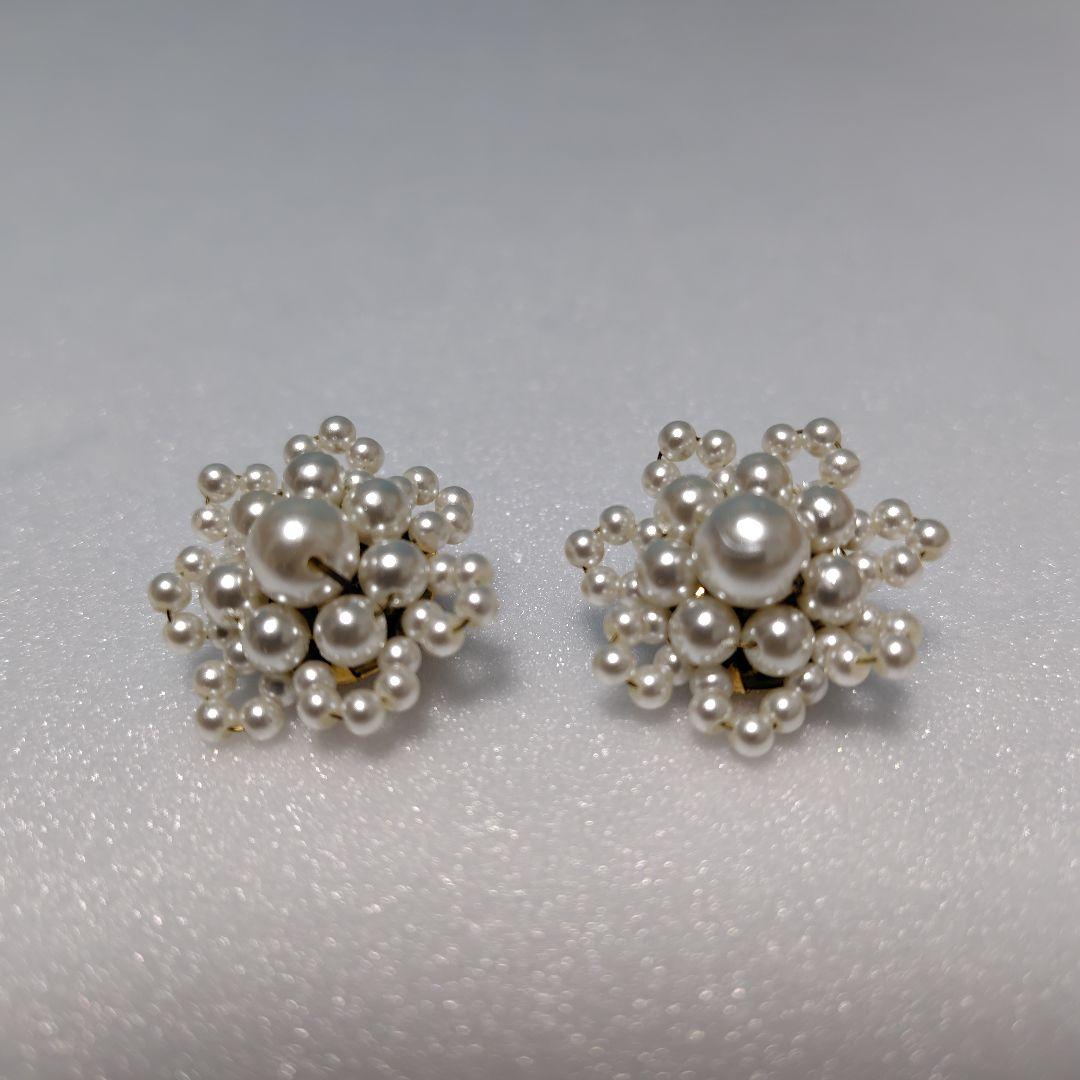 パールモチーフ イヤリング