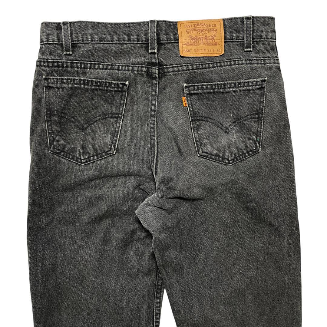 USA製 95年 リーバイス ヴィンテージ 550 ブラック デニムパンツ 古着