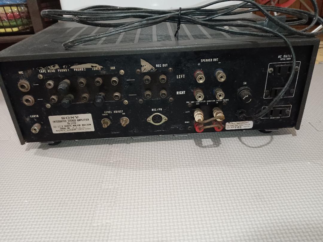 sony プリメインアンプ TA-1120　レア