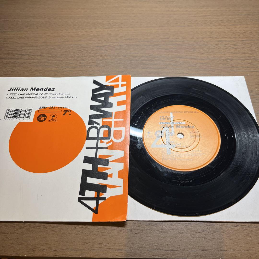 未使用 Smiling People – Make Me Feel / レコード 7インチ Jillian Mendez / Feel Like Making - メルカリ