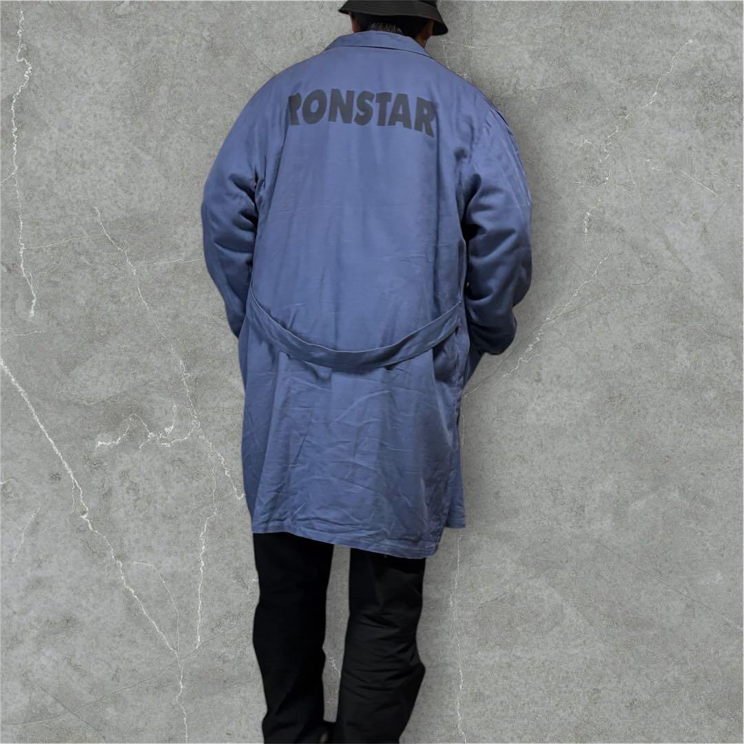 90s French ヴィンテージWork Atelier LOGO Coat