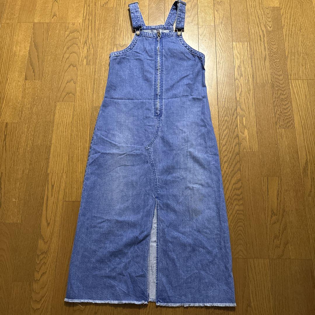 RH vintage デニムオーバーオールワンピース