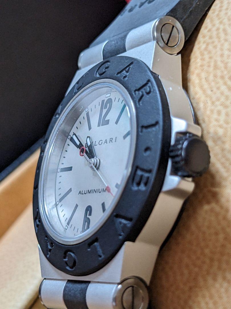 稼動品★BVLGARI アルミニウム AL32TA レディース腕時計 ブルガリ