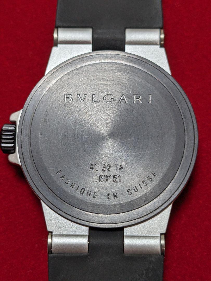 稼動品★BVLGARI アルミニウム AL32TA レディース腕時計 ブルガリ