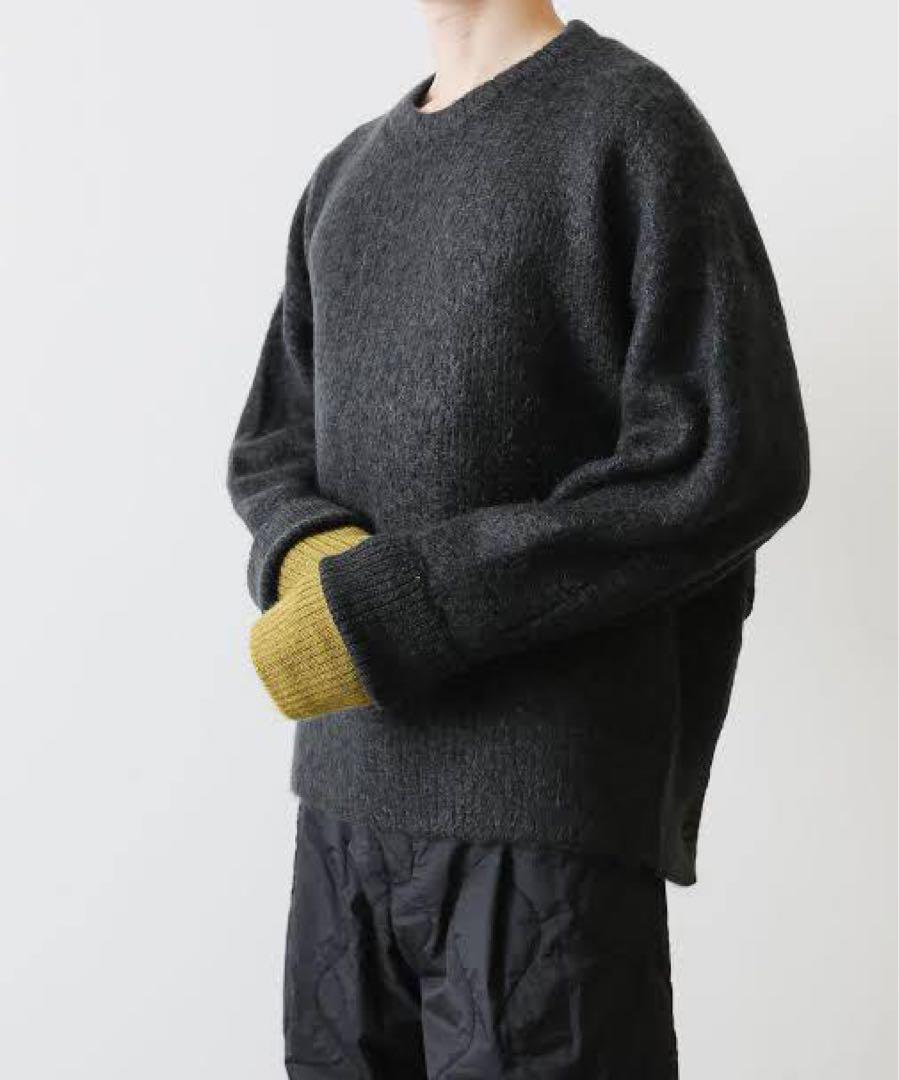stein】BI COLOR RIB SUPER KID MOHAIR LS stein】BI COLOR RIB SUPER KID MOHAIR LS