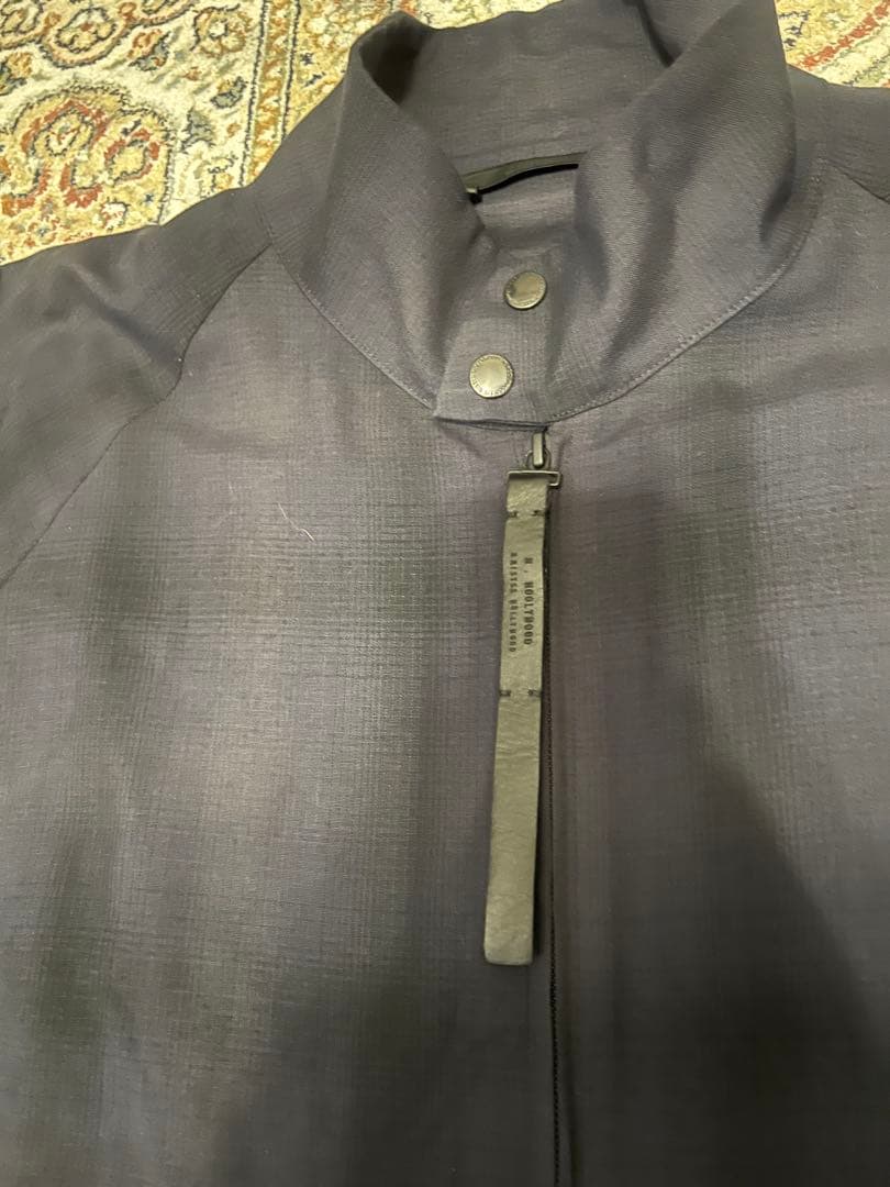 N.Hollywoodダークネイビー ジッパー付きジャンパー N.Hollywoodダークネイビー ジッパー付きジャンパー