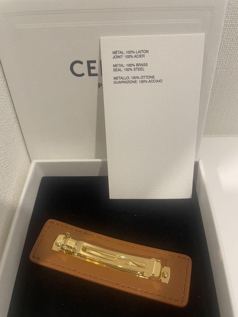 セリーヌ　皮　トリオンフ　バレッタ