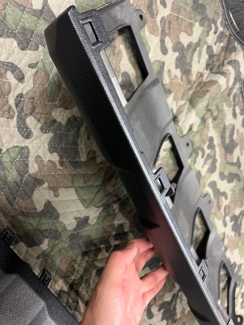 ランドクルーザー 250 フロント リアガーニッシュ ラプターライナー塗装 ランドクルーザー 250 フロント リアガーニッシュ ラプターライナー塗装