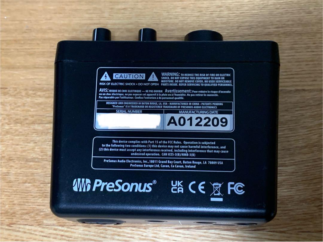 PRESONUS AudioBox GO　オーディオインターフェイス