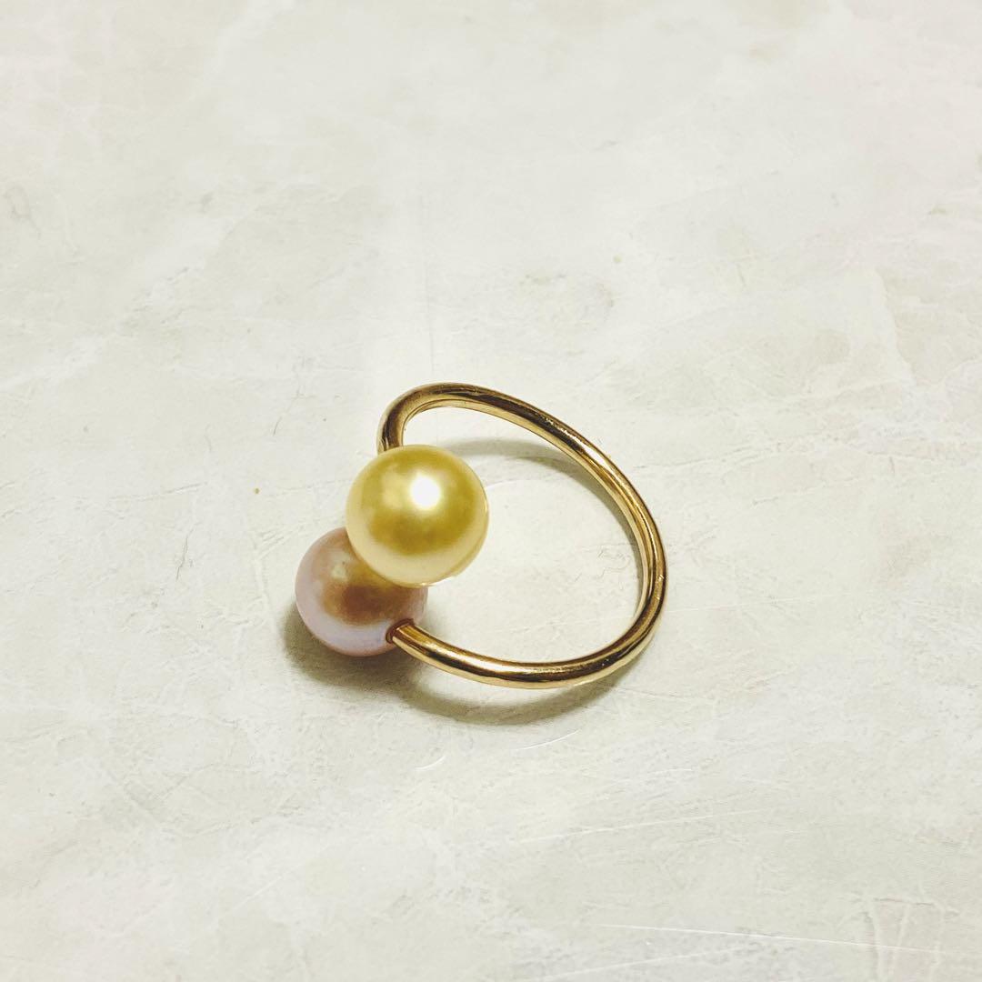 送料無料 お Jetsetterさま専用】Mauimari ocean 真珠のオープンリング アクセサリー