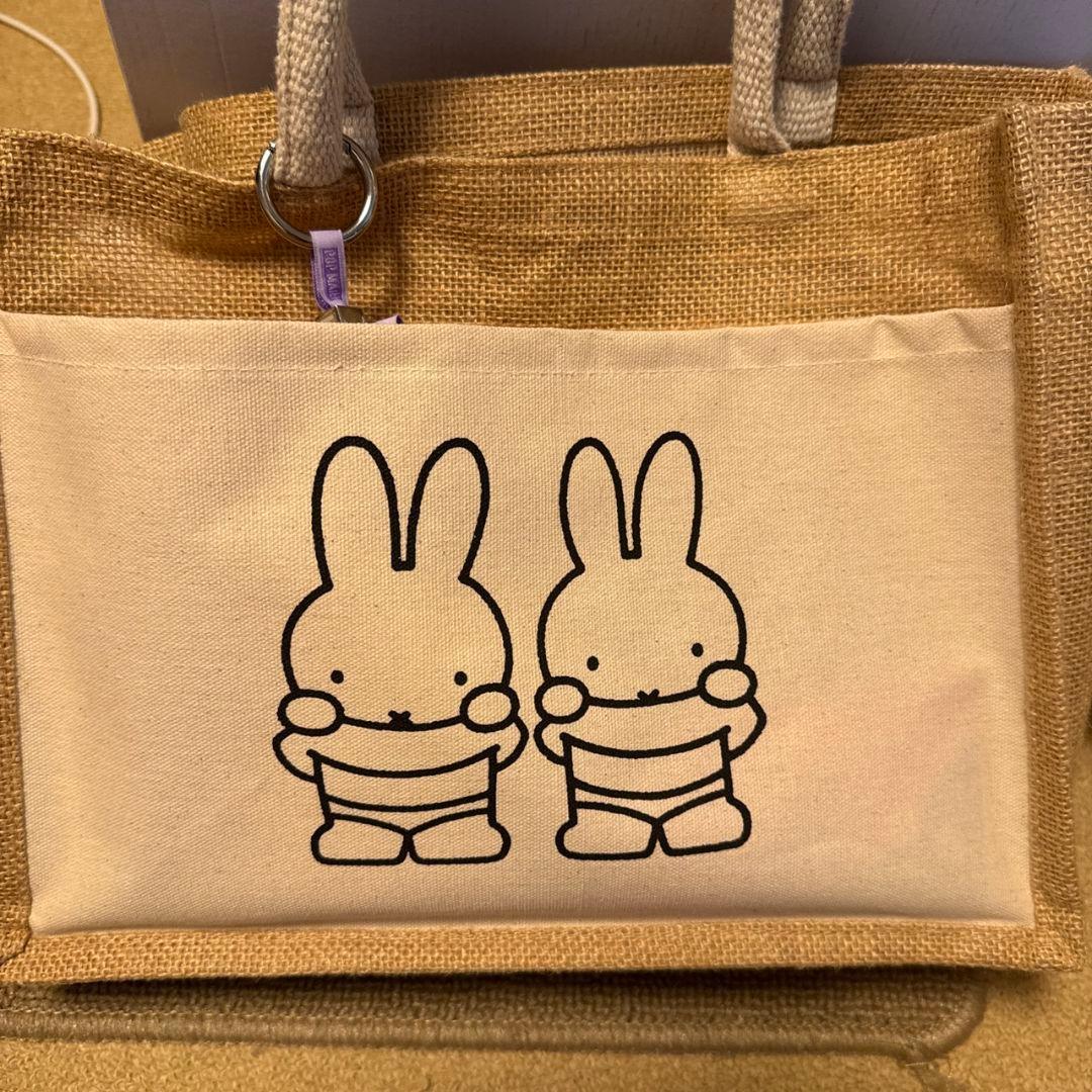 ミッフィー トートバッグ ベージュ
