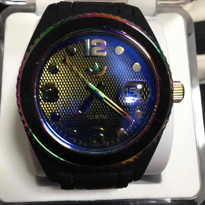 adidas 腕時計 District_LX2 日付カレンダー レザーベルト Z12