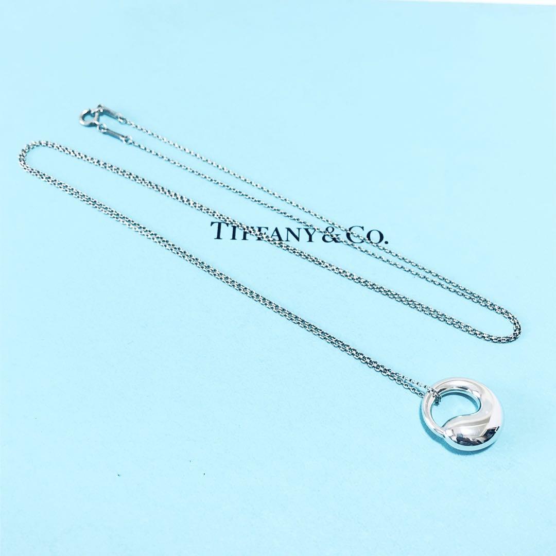 美品 ティファニー エターナルサークル ラージ ネックレス M255002