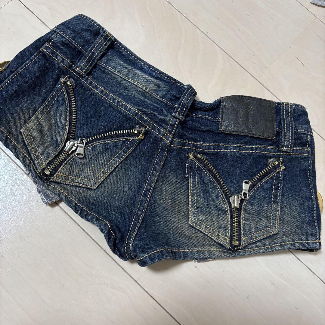 d.i.a ショートパンツ 平成ギャル ダメージデニムショートパンツ