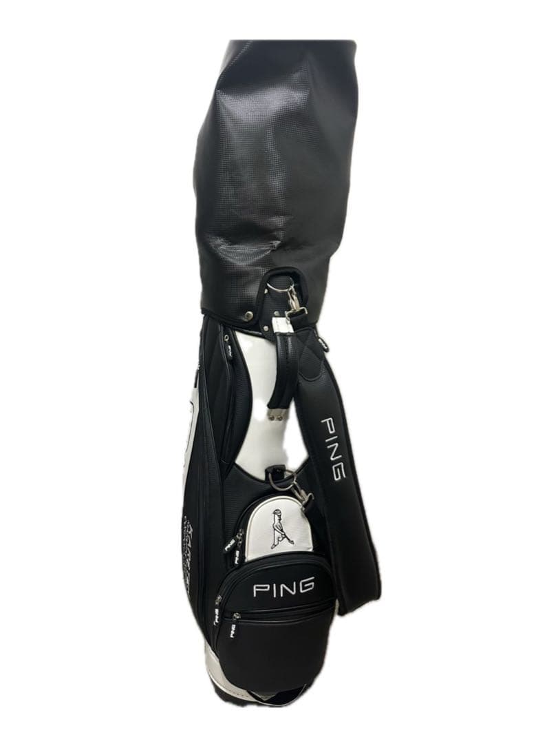 PING KARSTEN キャディバッグ ホワイト・ブラック PING KARSTEN キャディバッグ ホワイト・ブラック