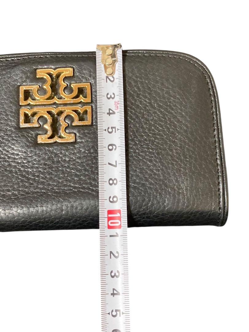 『美品』TORY BURCH ブラックレザー長財布