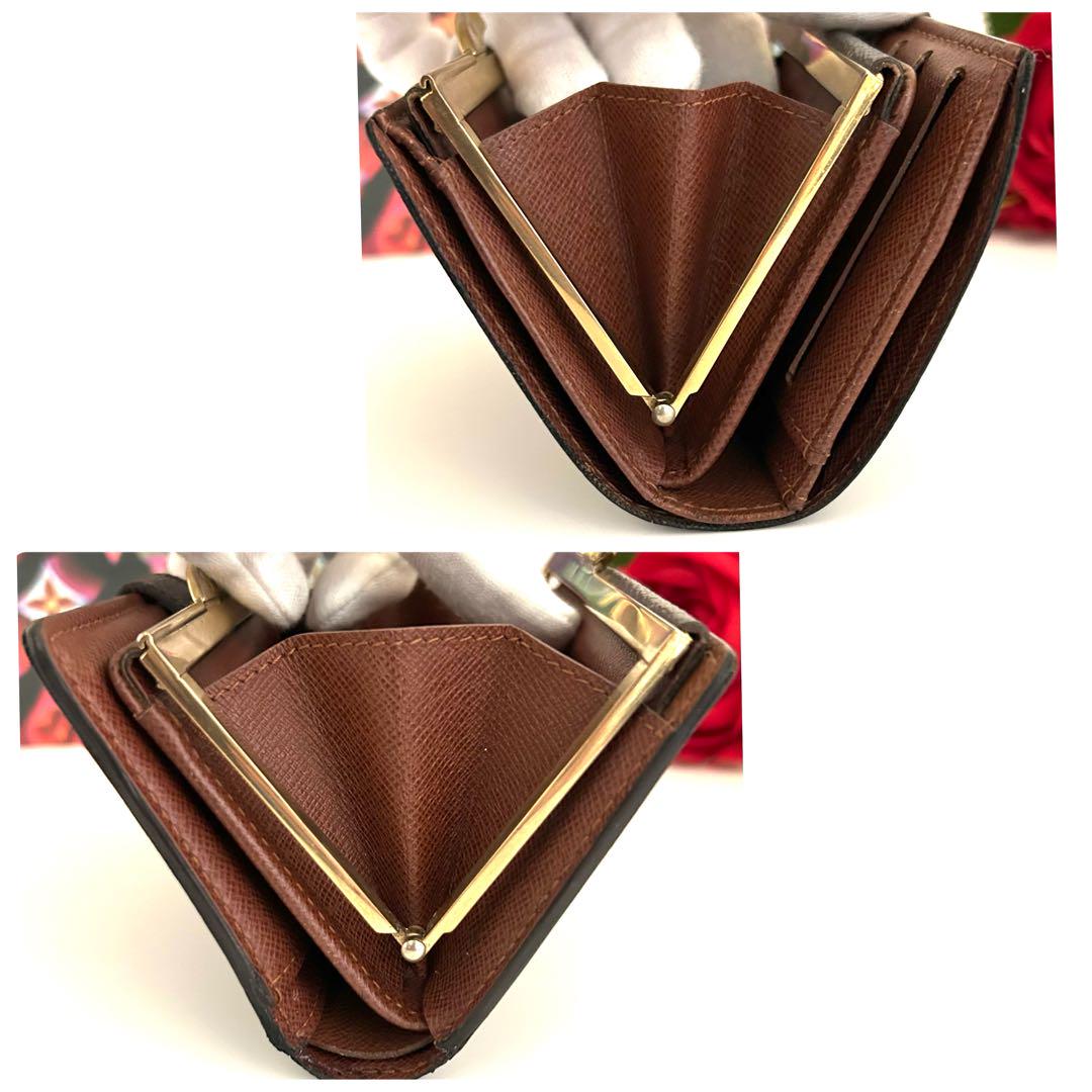 ✨超極SSS級✨ルイ ヴィトン ヴィエノワ がま口 モノグラム 折り財布