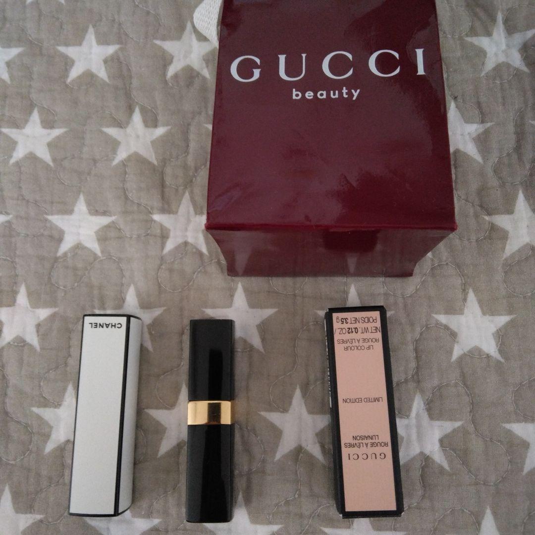 GUCCI ルージュ シャネルルージュ三本