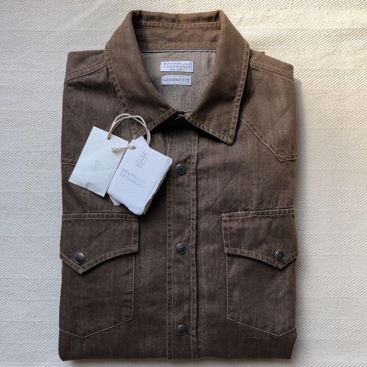 ［Naoki55様専用】美品/BRUNELLOCUCINELLIウエスタンシャツ