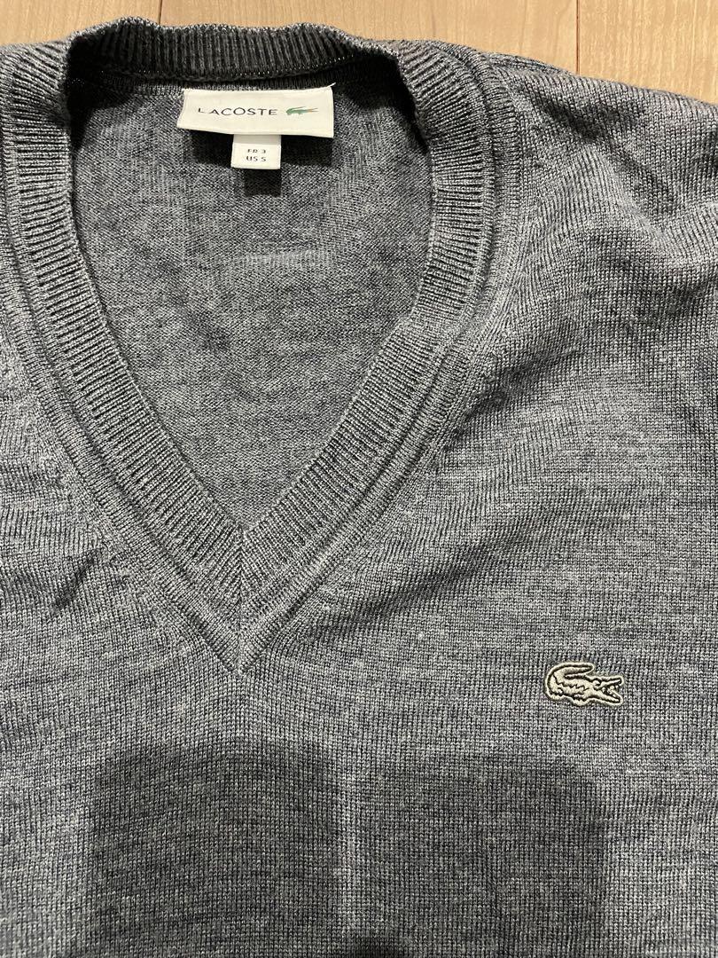 じゅんくさん専用 ダウン&ラコステ セーター Mサイズ グレー LACOSTE じゅんくさん専用 ダウン&ラコステ セーター Mサイズ グレー LACOSTE