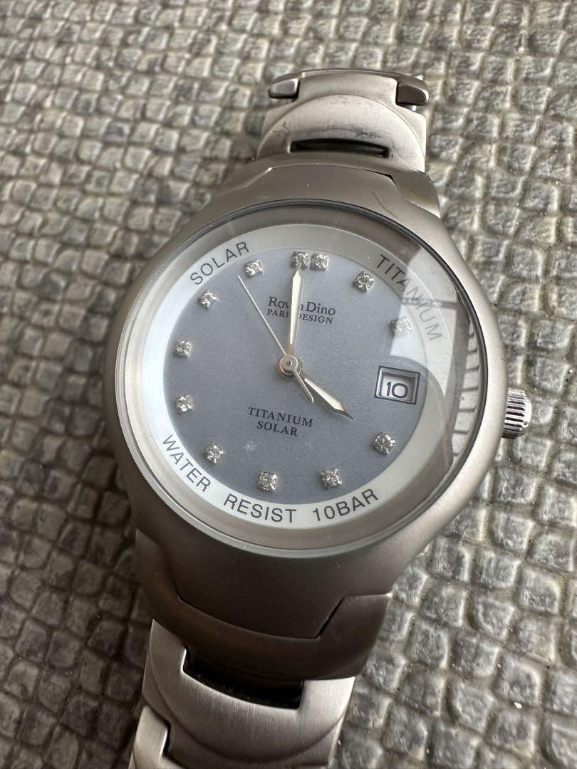 時計 matte silver design watch