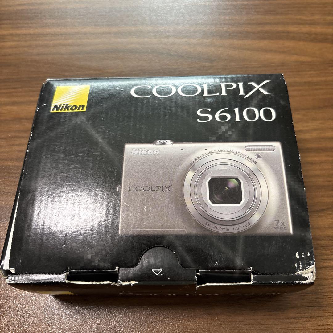NikonデジタルカメラCOOLPIX S6100 シルバー 動作確認済み