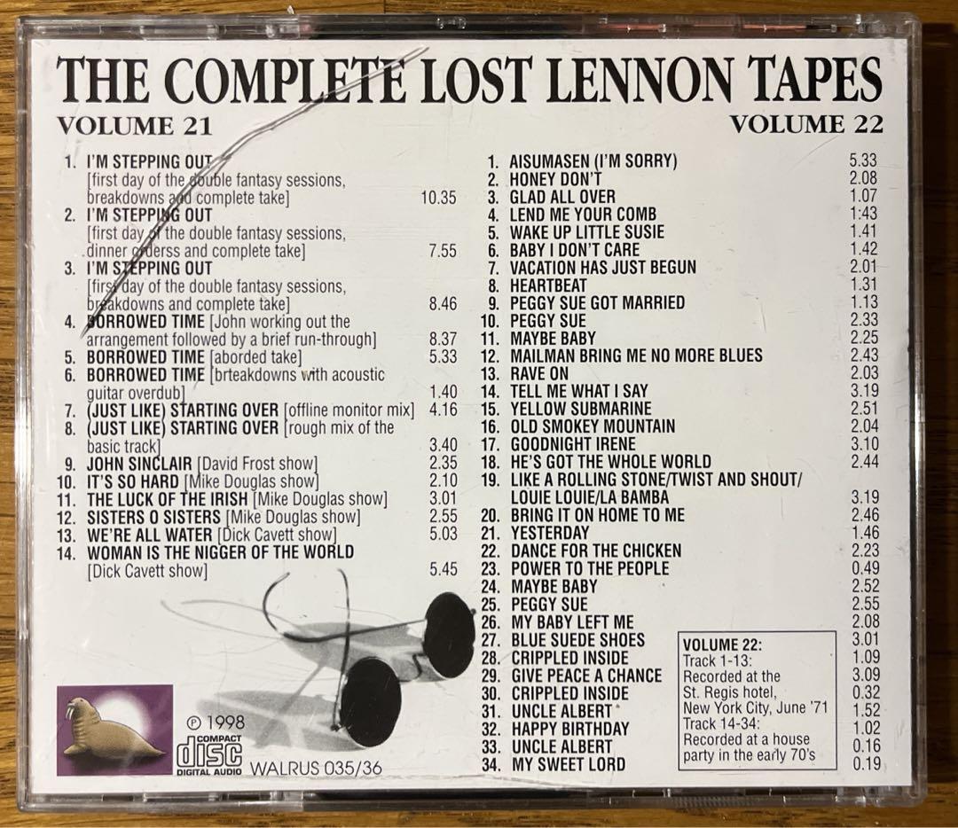 JOHN LENNON / LOST LENNON TAPES COMPLETE SET (64DISCS) - STRANGELOVE RECORDS