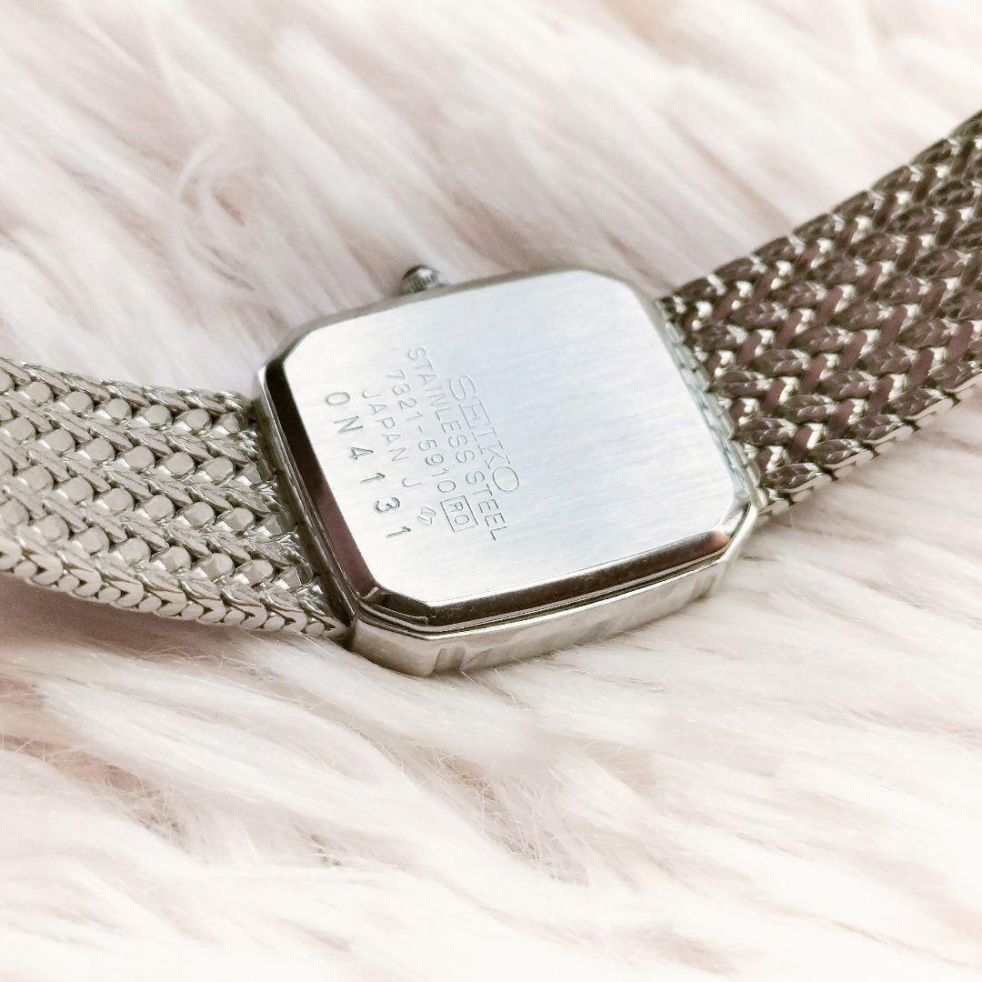 ★電池交換済★ エクセリーヌ EXCELINE セイコー SEIKO シルバー