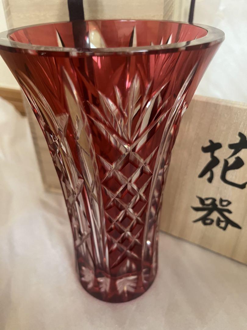 江戸切子　花器