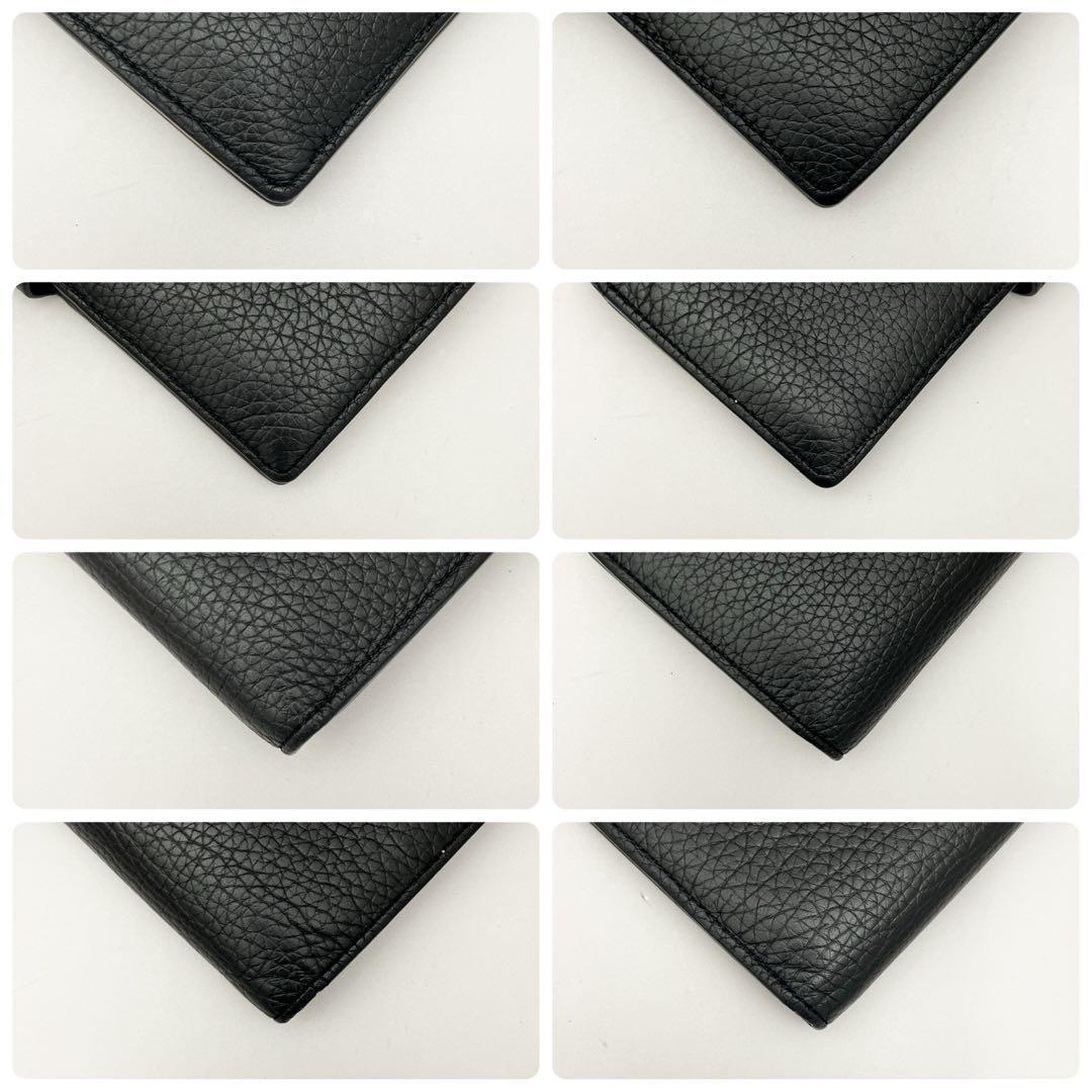 定価18万円★ルイヴィトン トリヨンレザー LV ヴェルティカル ウォレット 黒
