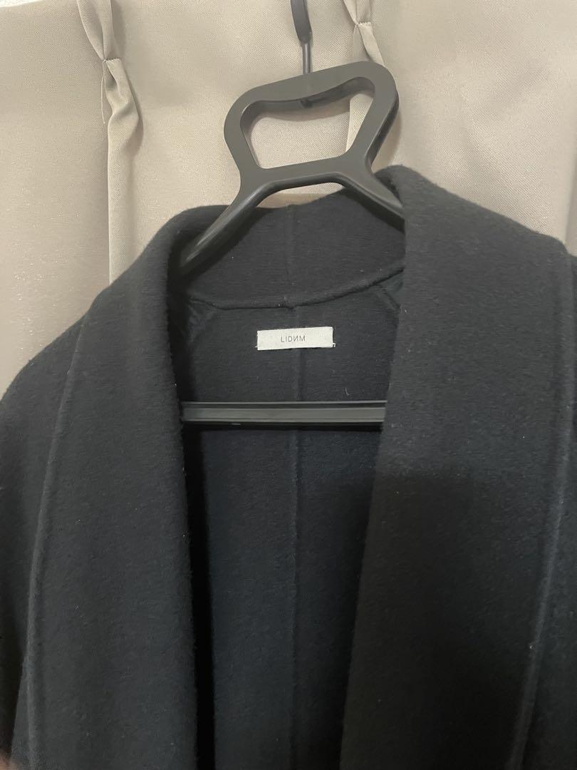 【LIDNM】SHAWL COLLAR CAPE COAT size L