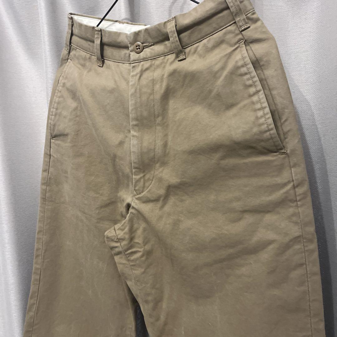 Shinozne ハイウエストチノパンツ　ベージュ