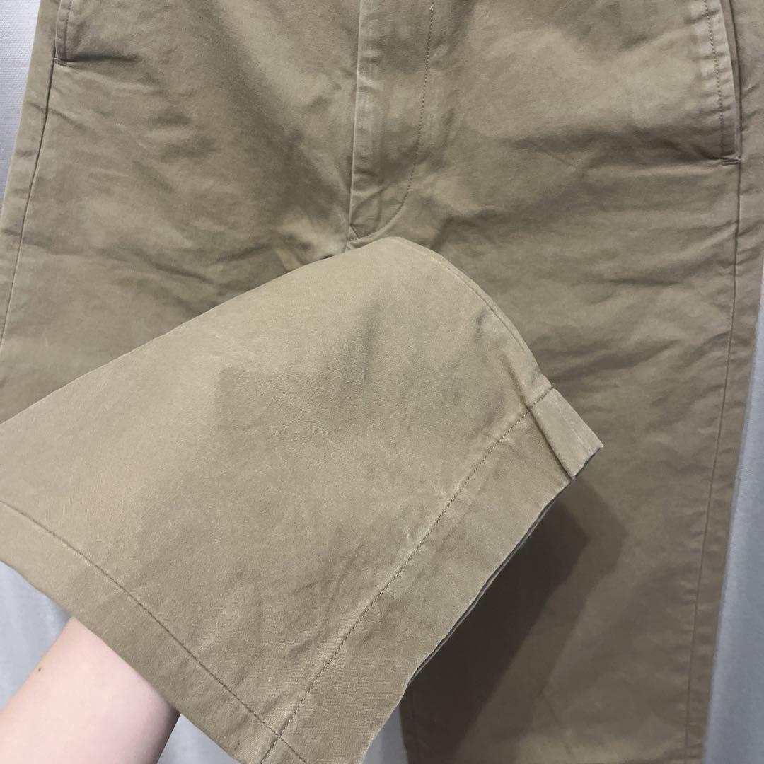 Shinozne ハイウエストチノパンツ　ベージュ