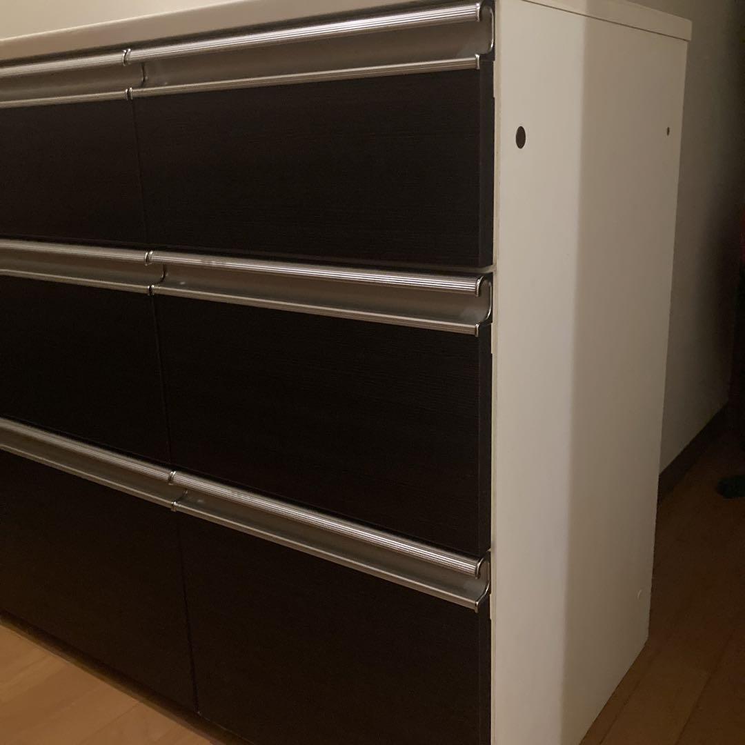 キッチンカウンター　木目調