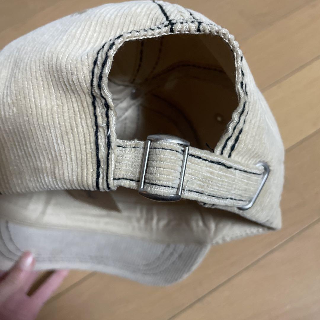 帽子 STUSSY LP SS LINK STITCH STRAPBACK CREAM