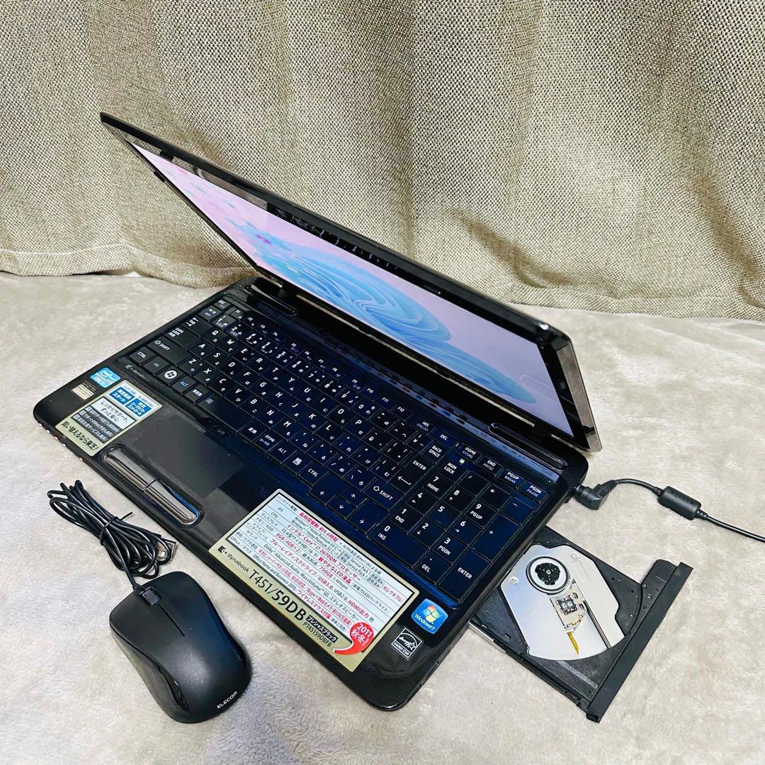 東芝 - S64 TOSHIBAノートパソコンi7メモリ8Gサクサク動く
