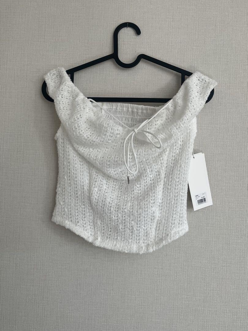 トップス andmary Sophie off shoulder tops White