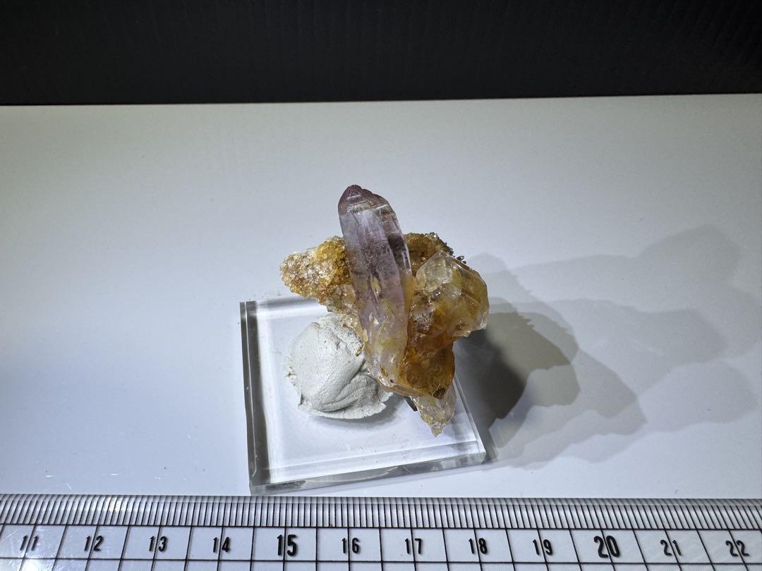 国産鉱物　宮城県産　紫水晶母岩付き標本３ 国産鉱物 宮城県産 紫水晶母岩付き標本 - メルカリ